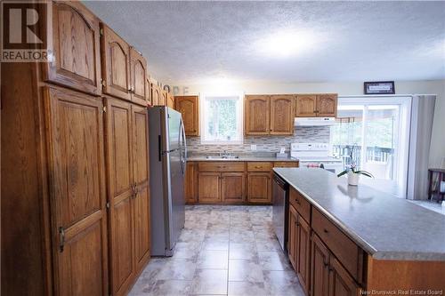 49 Riviera Street, Dsl De Drummond/Dsl Of Drummond, NB - Indoor Photo Showing Kitchen With Double Sink