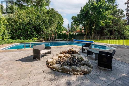 23 Franklin Street, Uxbridge, ON - Outdoor With In Ground Pool With Backyard