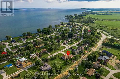 View of home and Rondeau Bay - 11507 Lagonda Way, Chatham-Kent (Morpeth), ON - Outdoor With Body Of Water With View