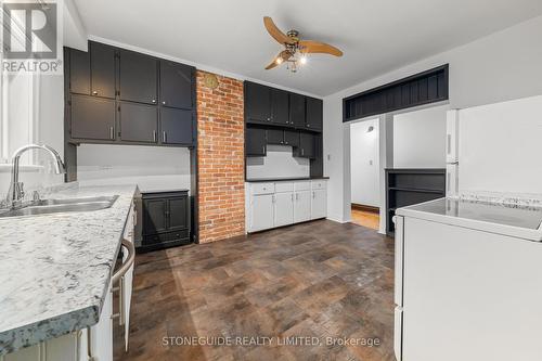 144 Queen Street, Trent Hills (Campbellford), ON - Indoor Photo Showing Kitchen With Double Sink