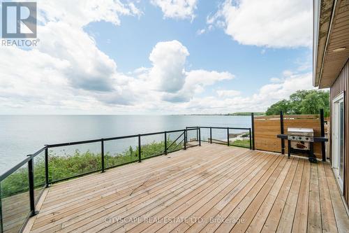 372 South Coast Drive, Haldimand, ON - Outdoor With Body Of Water With Deck Patio Veranda With View