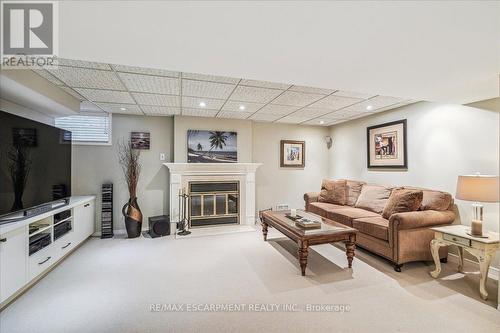 1301 Bunsden Avenue, Mississauga (Sheridan), ON - Indoor Photo Showing Basement With Fireplace