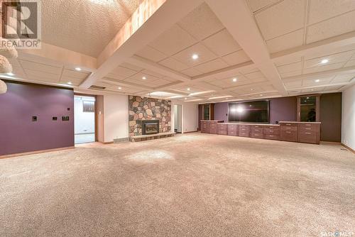 251 Halifax Street N, Regina, SK - Indoor Photo Showing Other Room With Fireplace