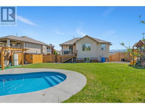 2570 Copper Ridge Way, West Kelowna, BC - Outdoor With In Ground Pool With Backyard