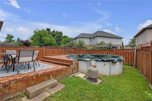 35 Jacqueline Boulevard, Hamilton, ON - Outdoor With Above Ground Pool With Exterior