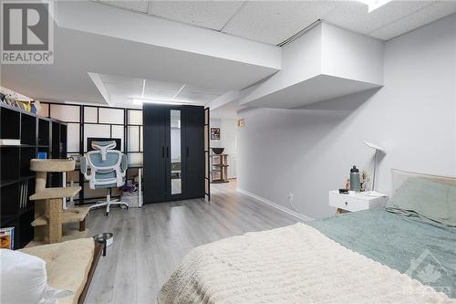 Oldest child has converted this lower level space into a private bedroom - 746 Hauteview Crescent, Ottawa, ON - Indoor