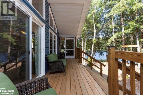 411 Shawanaga Lake Road, Dunchurch, ON - Outdoor With Deck Patio Veranda With Exterior