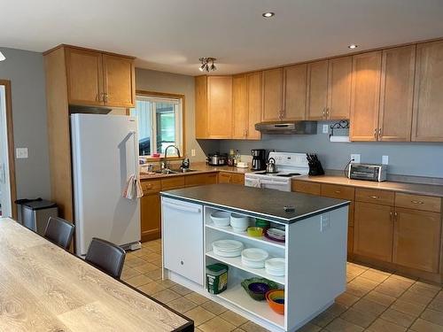 36 Poplar Bay Road, Kenora, ON - Indoor Photo Showing Kitchen With Double Sink