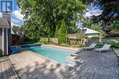 505 Patricia Drive, Oakville (Bronte East), ON - Outdoor With In Ground Pool With Backyard