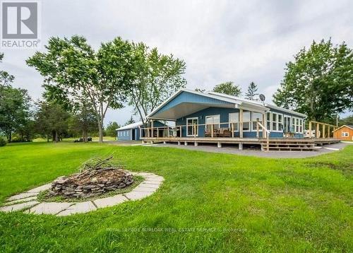 2 South Big Island Lane, Prince Edward County (Ameliasburgh), ON - Outdoor With Deck Patio Veranda With Backyard