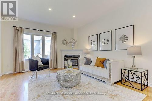 92 Miramar Drive, Markham (Greensborough), ON - Indoor Photo Showing Living Room With Fireplace