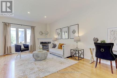 92 Miramar Drive, Markham (Greensborough), ON - Indoor Photo Showing Living Room With Fireplace