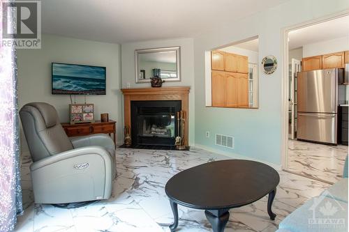 11 Royal Field Crescent, Ottawa, ON - Indoor Photo Showing Living Room With Fireplace