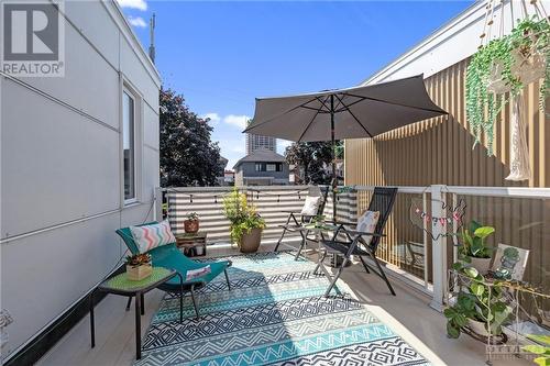 Very private outdoor terrace. - 303 Lanark Avenue, Ottawa, ON - Outdoor With Deck Patio Veranda With Exterior