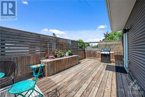 Unit C has a lovely and very private rooftop terrace. - 303 Lanark Avenue, Ottawa, ON - Outdoor With Deck Patio Veranda With Exterior