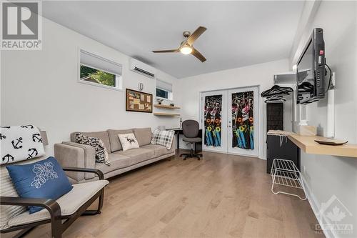 Bonus rooms leads off of this bedroom. Great hobby space. - 303 Lanark Avenue, Ottawa, ON - Indoor Photo Showing Living Room