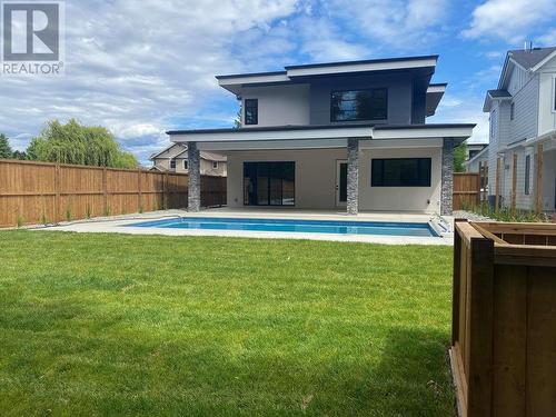 549 Knowles Road, Kelowna, BC - Outdoor With In Ground Pool With Backyard