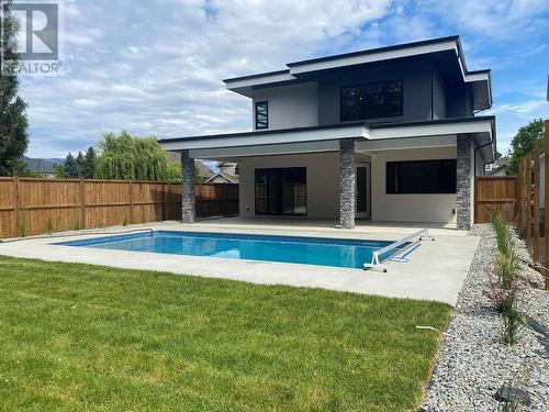 549 Knowles Road, Kelowna, BC - Outdoor With In Ground Pool