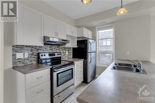 250 Glenroy Gilbert Drive Unit#304, Ottawa, ON - Indoor Photo Showing Kitchen With Stainless Steel Kitchen With Double Sink