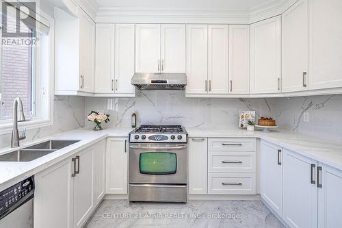 77 Leitchcroft Crescent, Markham (Commerce Valley), ON - Indoor Photo Showing Kitchen With Double Sink