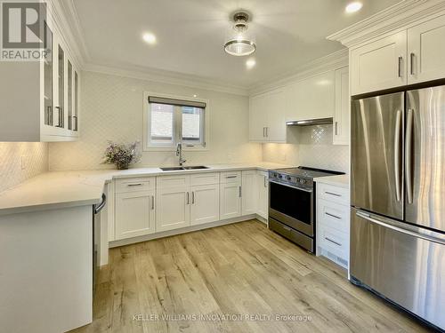 1 Edward Street, Hamilton (Gibson), ON - Indoor Photo Showing Kitchen With Stainless Steel Kitchen With Double Sink With Upgraded Kitchen