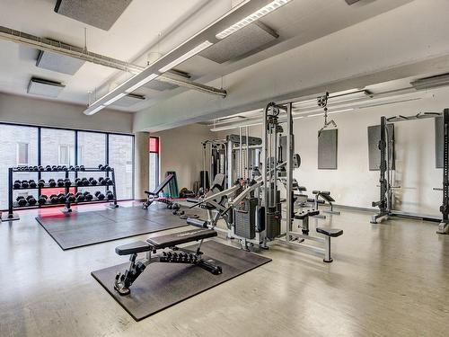 Salle d'exercice - 1202-4239 Rue Jean-Talon O., Montréal (Côte-Des-Neiges/Notre-Dame-De-Grâce), QC - Indoor Photo Showing Gym Room