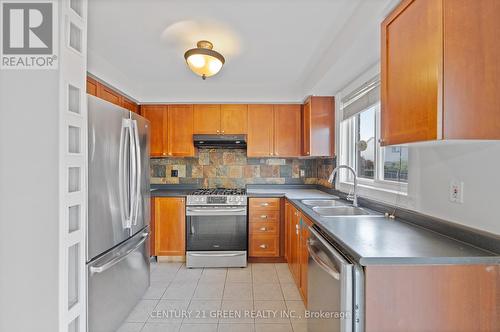 9 Mortimer Drive, Brampton (Fletcher'S Meadow), ON - Indoor Photo Showing Kitchen With Stainless Steel Kitchen With Double Sink