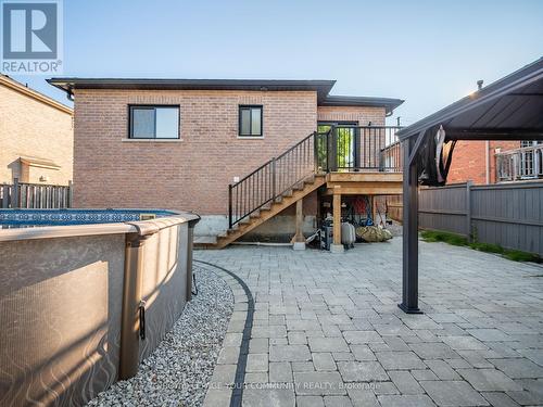 258 Livingstone Street E, Barrie (Little Lake), ON - Outdoor With Above Ground Pool With Exterior