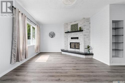 1208 Coteau Street W, Moose Jaw, SK - Indoor Photo Showing Living Room With Fireplace