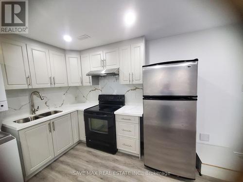 Basmnt - 12 Crystalview Crescent, Brampton, ON - Indoor Photo Showing Kitchen With Double Sink