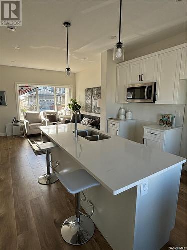 147 Kostiuk Crescent, Saskatoon, SK - Indoor Photo Showing Kitchen With Double Sink