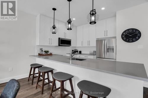 239 - 175 Doan Drive, Middlesex Centre (Kilworth), ON - Indoor Photo Showing Kitchen With Upgraded Kitchen