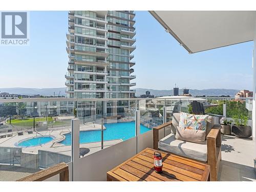 1181 Sunset Drive Unit# 602, Kelowna, BC - Outdoor With In Ground Pool With View