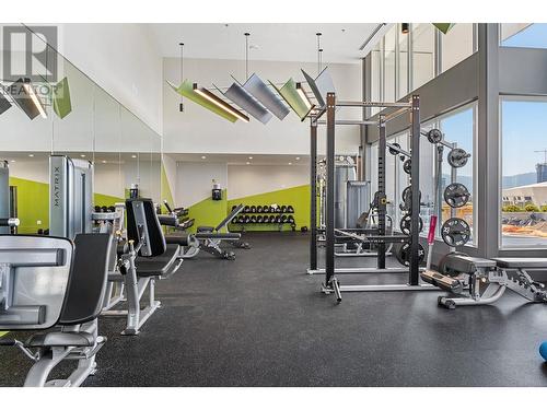 1181 Sunset Drive Unit# 602, Kelowna, BC - Indoor Photo Showing Gym Room