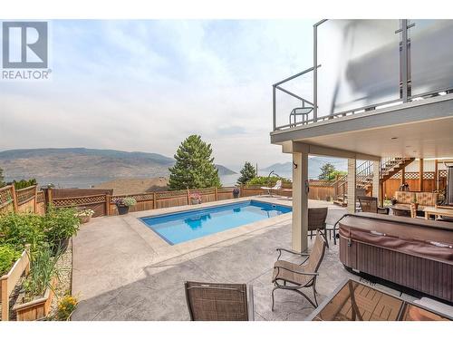 6150 Davies Crescent, Peachland, BC - Outdoor With In Ground Pool