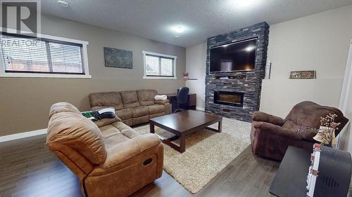 11727 88 Street, Fort St. John, BC - Indoor Photo Showing Living Room With Fireplace