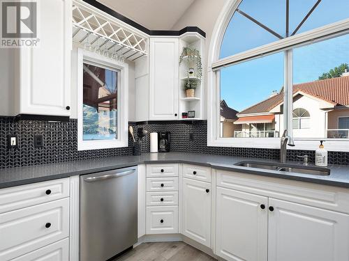 7701 Okanagan Landing Road Unit# 4, Vernon, BC - Indoor Photo Showing Kitchen With Double Sink