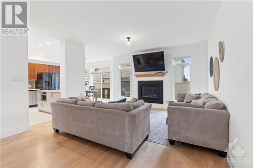 105 Dagenham Street, Ottawa, ON - Indoor Photo Showing Living Room With Fireplace