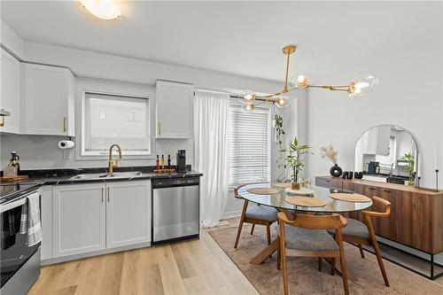 42 Radison Lane, Hamilton, ON - Indoor Photo Showing Kitchen With Stainless Steel Kitchen With Double Sink