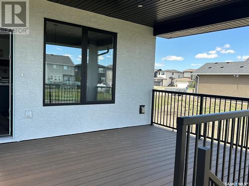 5218 E Green Crescent, Regina, SK - Outdoor With Deck Patio Veranda With Exterior