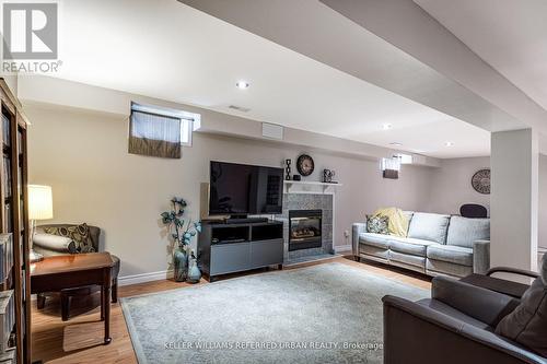 97 Sandollar Drive, Hamilton (Twenty Place), ON - Indoor Photo Showing Other Room With Fireplace