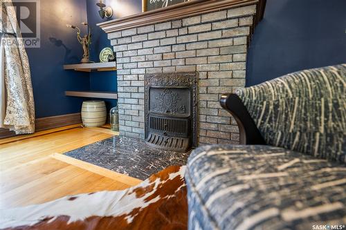 844 Algoma Avenue, Moose Jaw, SK - Indoor With Fireplace