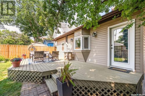 844 Algoma Avenue, Moose Jaw, SK - Outdoor With Deck Patio Veranda With Exterior