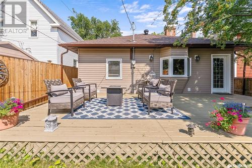 844 Algoma Avenue, Moose Jaw, SK - Outdoor With Deck Patio Veranda With Exterior