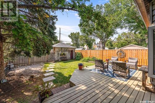 844 Algoma Avenue, Moose Jaw, SK - Outdoor With Deck Patio Veranda