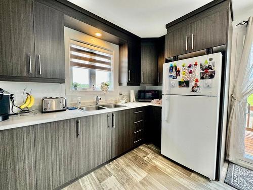 Kitchen - 144 Ch. Marcoux, Les Îles-De-La-Madeleine, QC - Indoor Photo Showing Kitchen With Double Sink