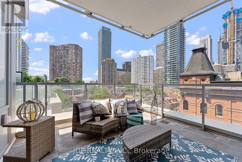 609 - 1 Gloucester Street, Toronto (Church-Yonge Corridor), ON - Outdoor With Deck Patio Veranda