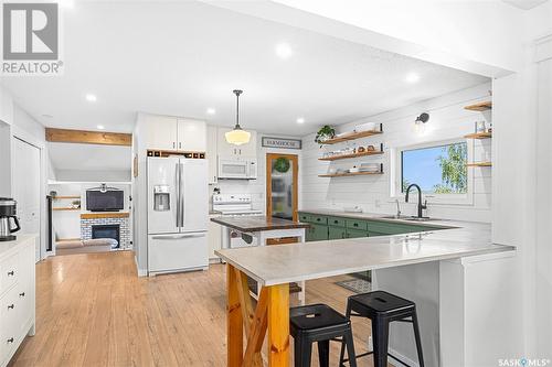 Brown Family Acreage, Aberdeen Rm No. 373, SK - Indoor Photo Showing Kitchen With Upgraded Kitchen