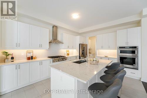 3396 Millicent Avenue, Oakville, ON - Indoor Photo Showing Kitchen With Stainless Steel Kitchen With Upgraded Kitchen