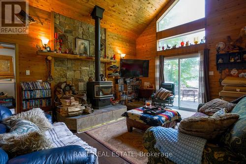 139D Petit Lane, Kearney, ON - Indoor Photo Showing Living Room With Fireplace